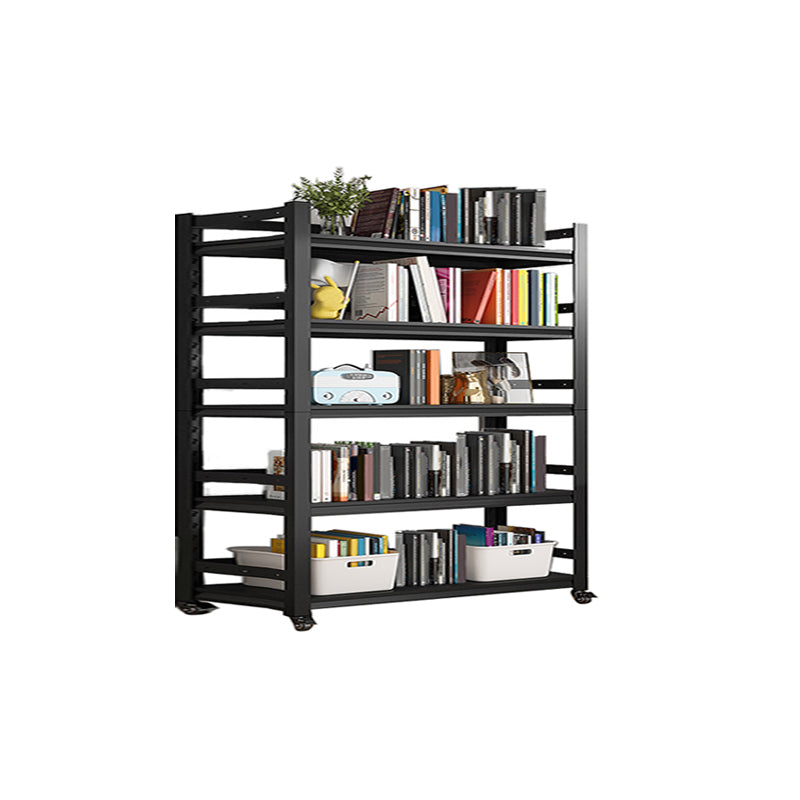 Open Standard Bookshelf Modern Minimalist Metal Rectangular Bookcase