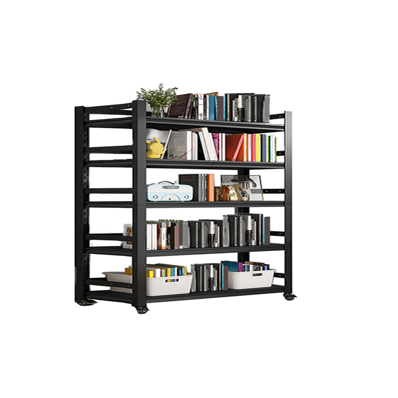 Open Standard Bookshelf Modern Minimalist Metal Rectangular Bookcase