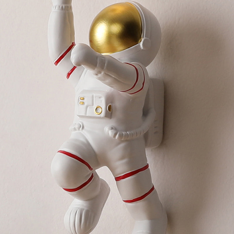 1 - Light Resin Wall Lighting Fixture , Astronaut and Globe Shape Wall Light