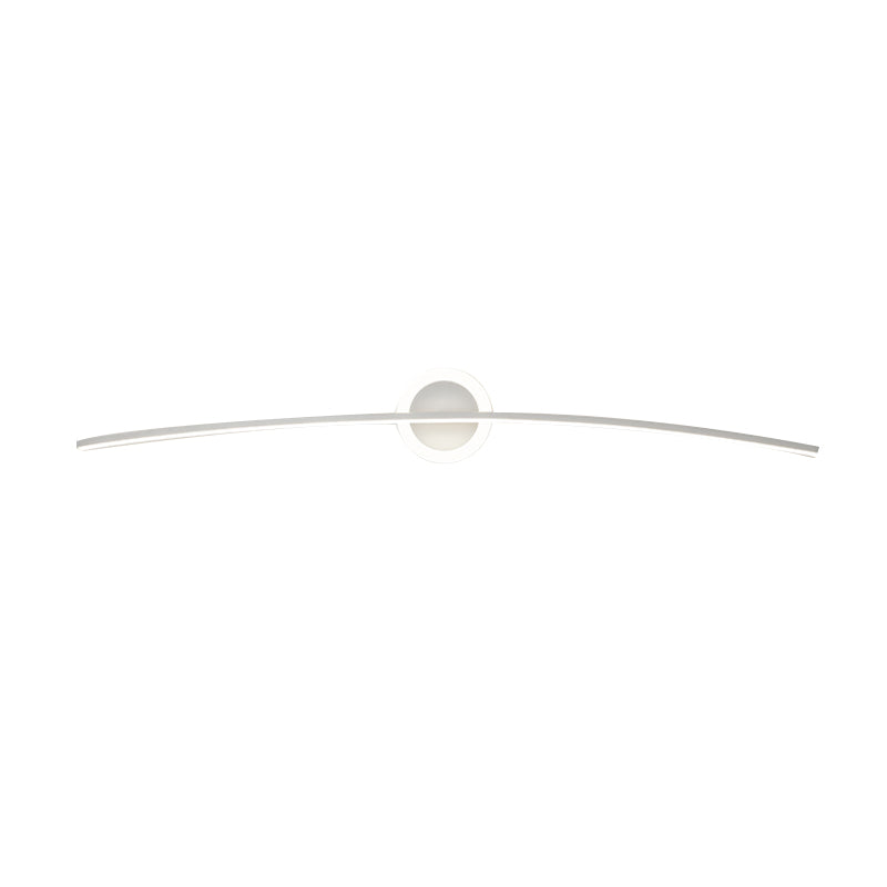 Modern Style Linear Shape Wall Lighting Metal 2 Light Wall Lights for Bathroom