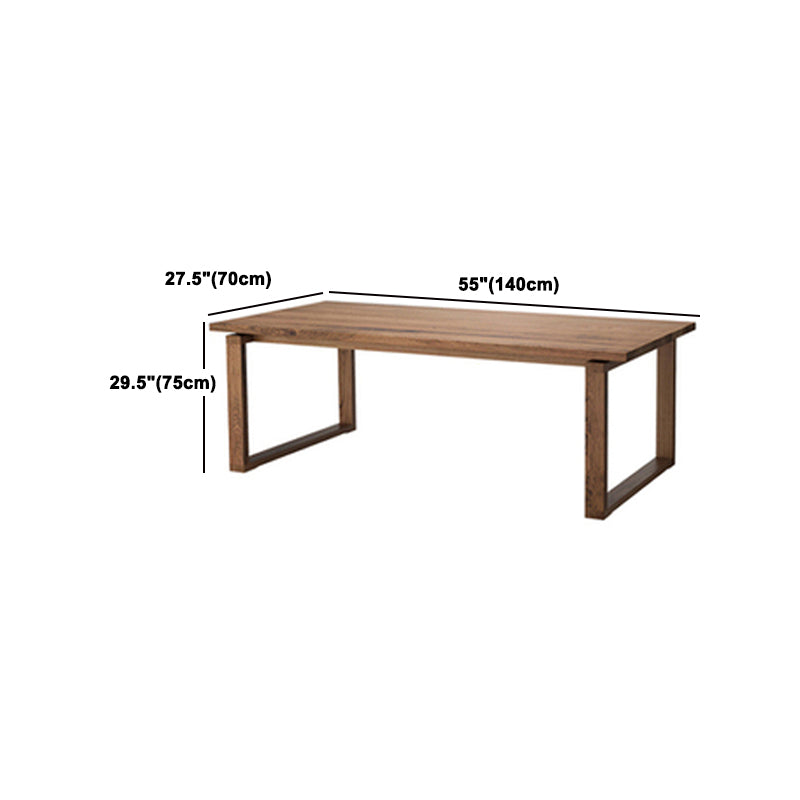 Modern 1/3/3/5 Pieces Dining Set Rectangle Solid Wood Dinette Set in Natural