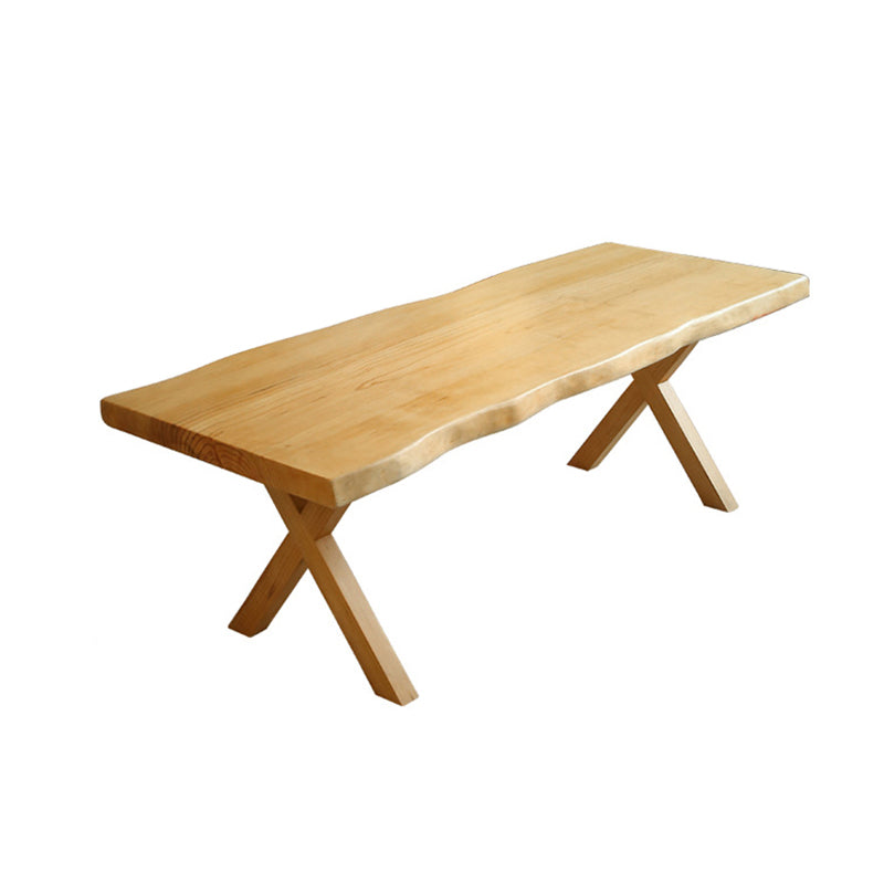 Modern Dining Set 1/2/5 Pcs Solid Wood Dining Table and Chairs