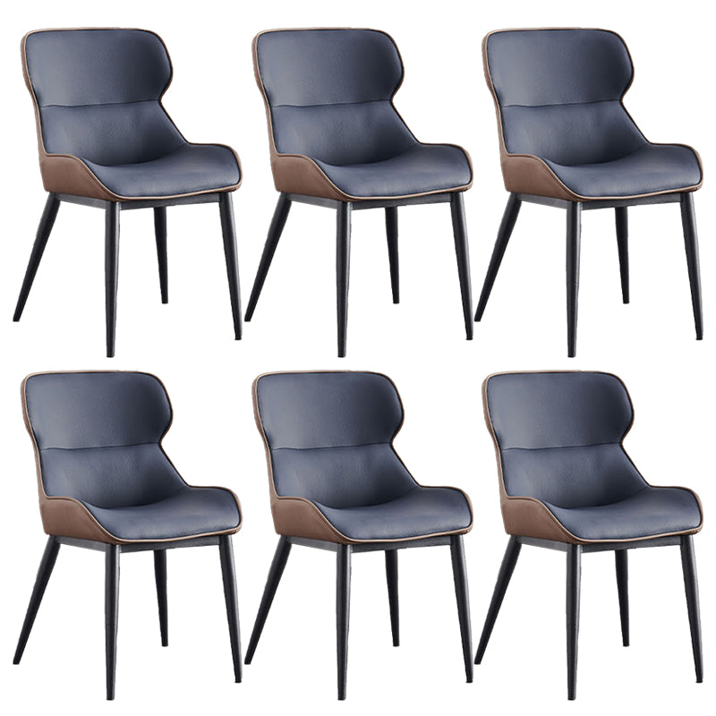 Industrial Dining Room Chair Upholstered Armless Dining Chairs