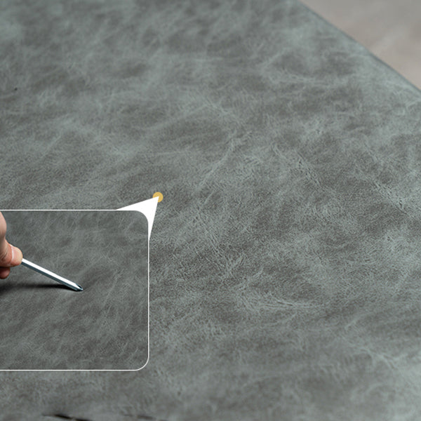 Contemporary PU Leather Footrest Barstool Adjustable Height Bar Stool