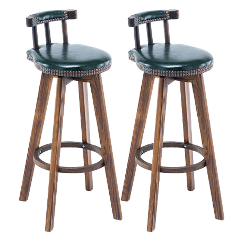 Modern Wooden Barstool Fabric Cushion in Matte Finish for Indoor