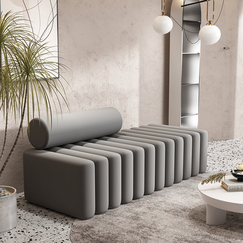 Velvet Contemporary Standard Sofa Armless Sofa for Living Room, Apartment