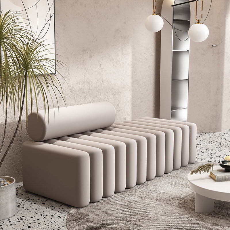 Velvet Contemporary Standard Sofa Armless Sofa for Living Room, Apartment