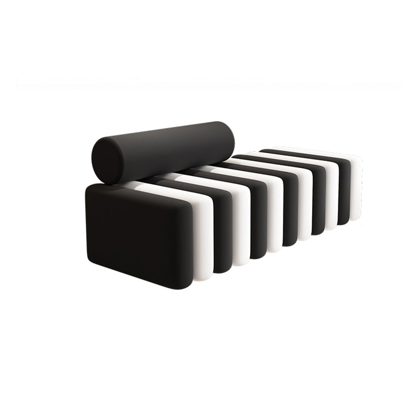 Velvet Contemporary Standard Sofa Armless Sofa for Living Room, Apartment
