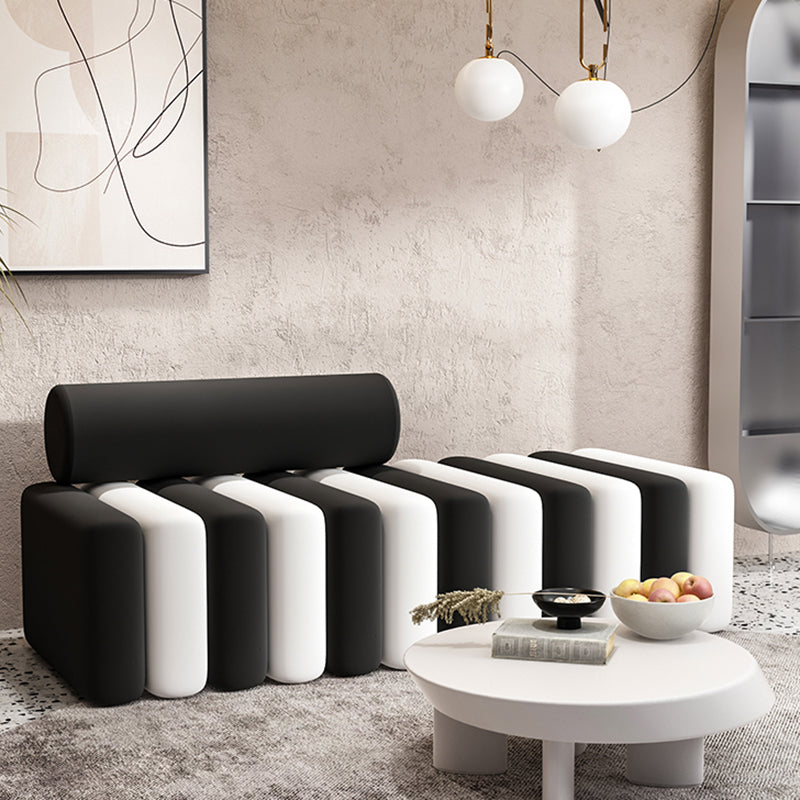 Velvet Contemporary Standard Sofa Armless Sofa for Living Room, Apartment