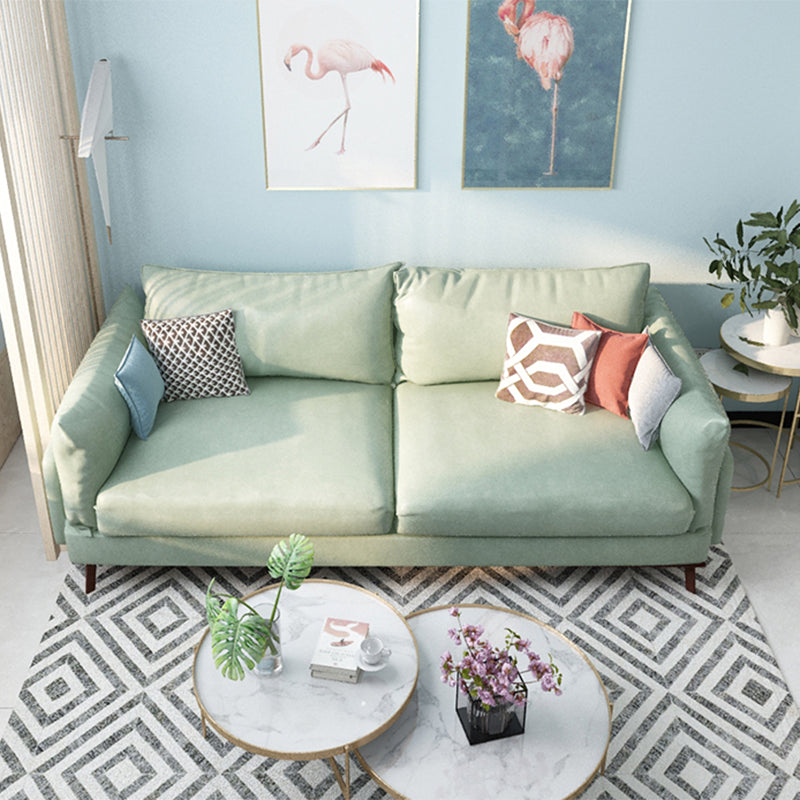 Contemporary Cushions Standard Square Arm Living Room Settee