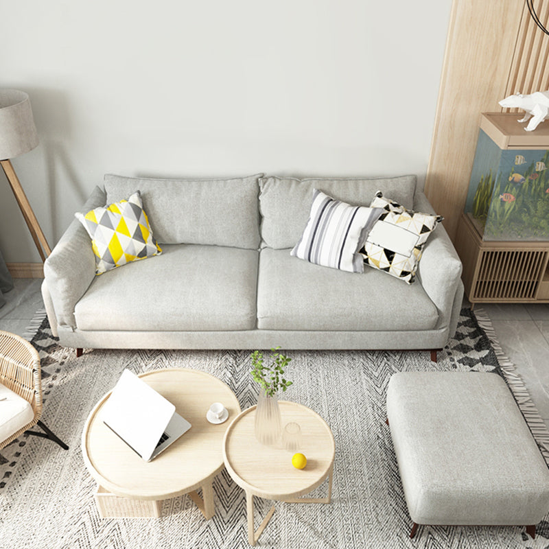 Contemporary Cushions Standard Square Arm Living Room Settee