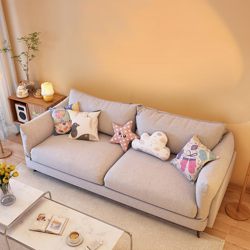 Contemporary Cushions Standard Square Arm Living Room Settee