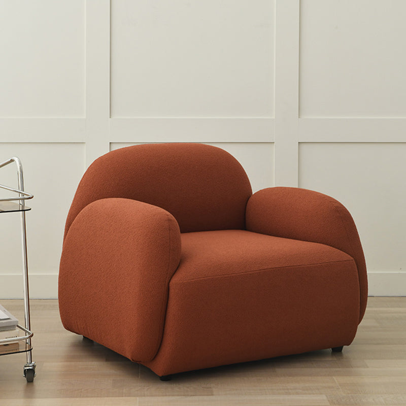 Modern Tight Back Settee Couch Square Arm Standard Sofa Couch