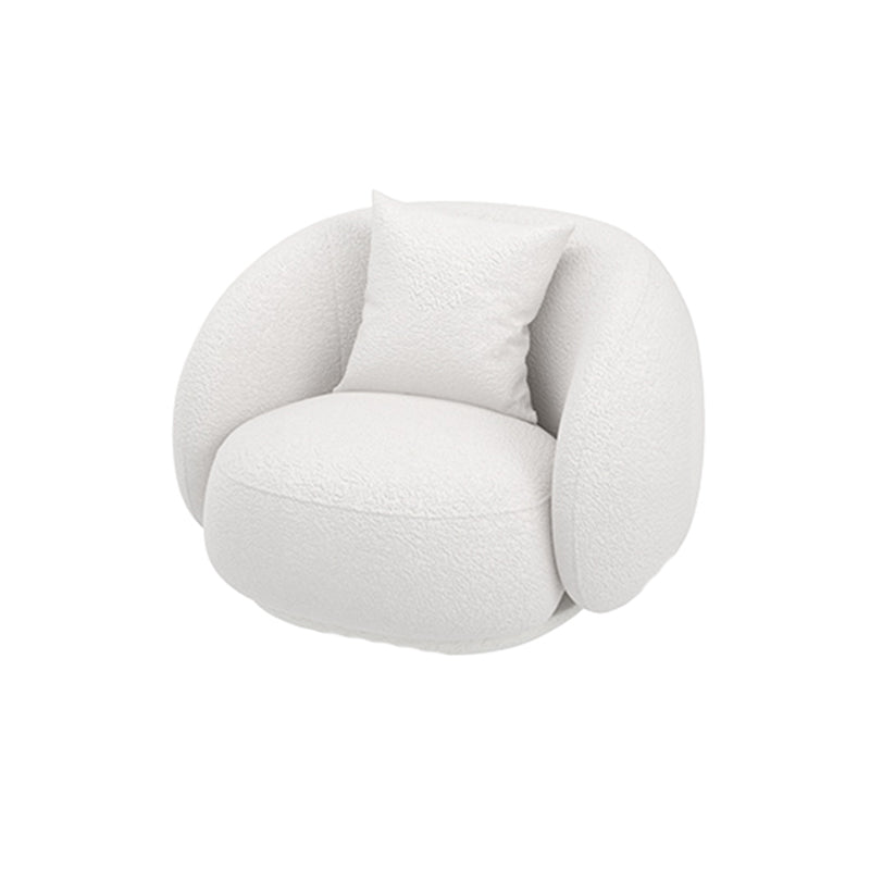 Modern Style Sofa with Curved Back and Padded Sponge Seat Sofa