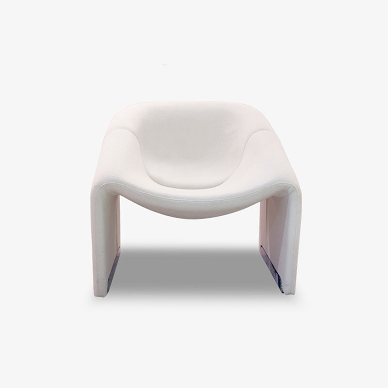 Solid Color Bedroom Solid Wood Frame Arms Included with Fabric Seat Barrel Chair