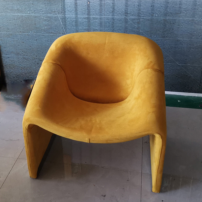 Solid Color Bedroom Solid Wood Frame Arms Included with Fabric Seat Barrel Chair