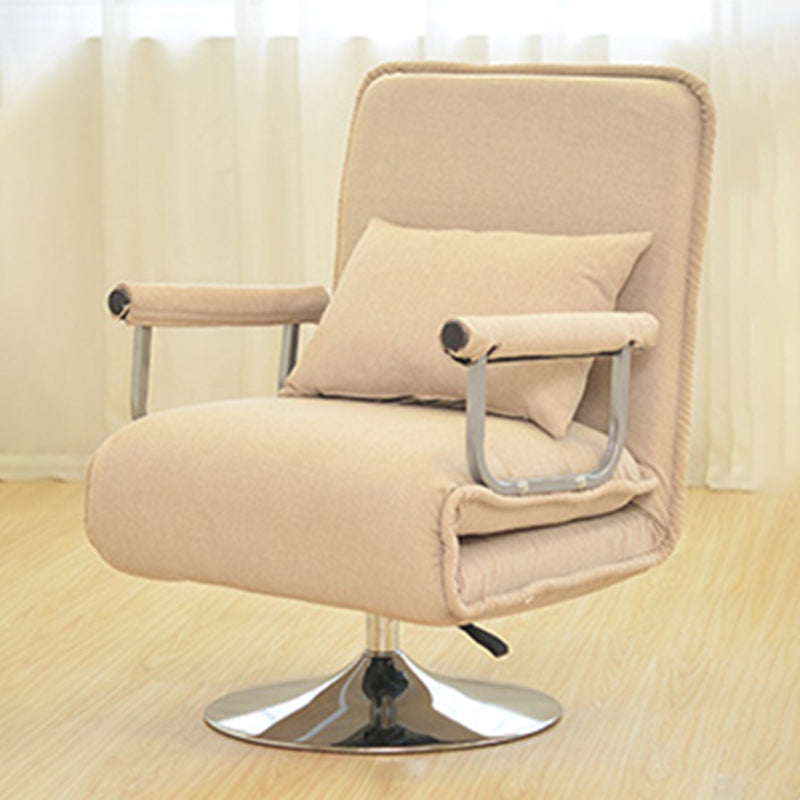 Convertible Chair 27.55" L x 23.62" W x 44.88" H Swivel Armchair for Living Room