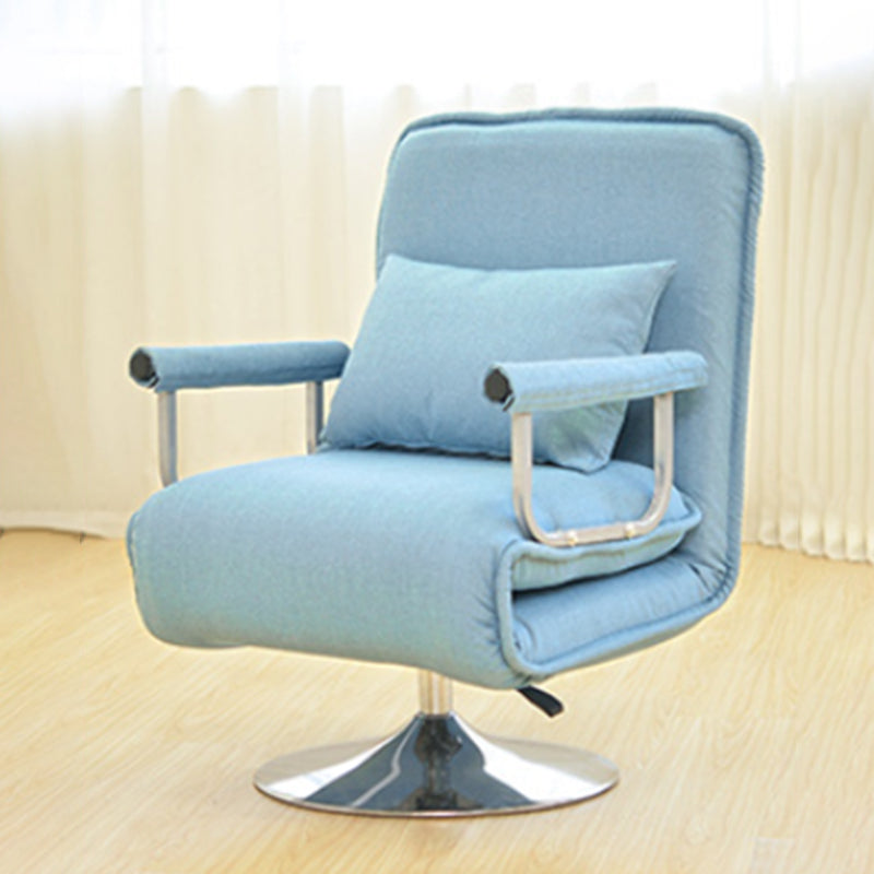 Convertible Chair 27.55" L x 23.62" W x 44.88" H Swivel Armchair for Living Room