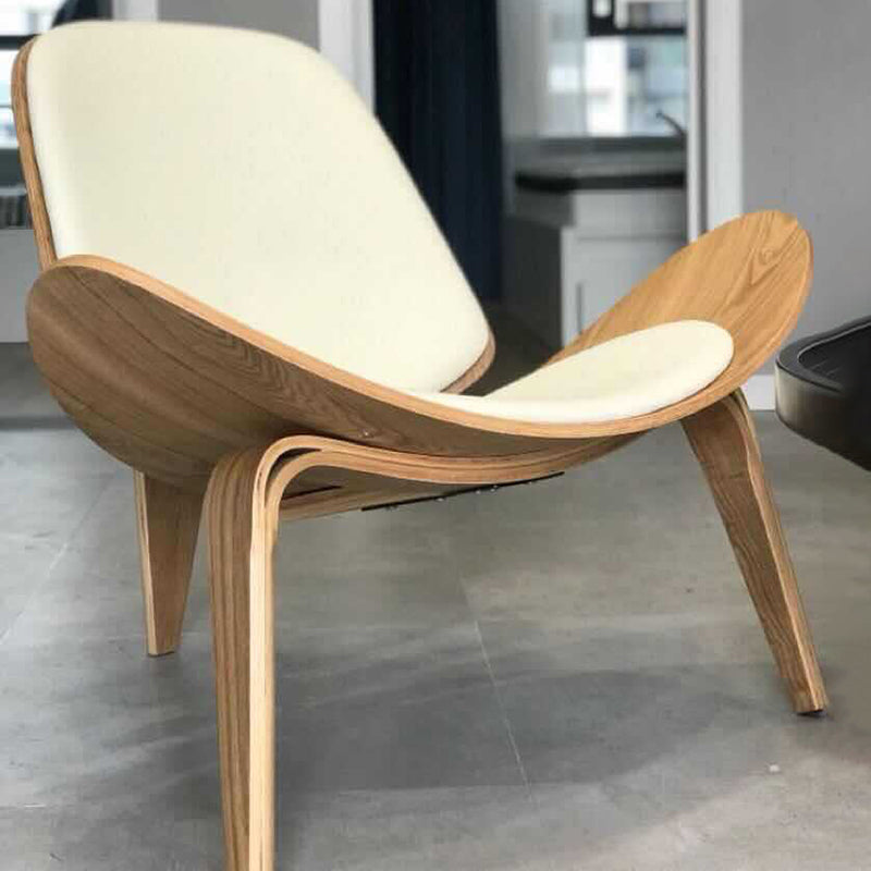 39.37" L x 32.28" W x 29.52" H Side Chair Solid Wood Accent Chair