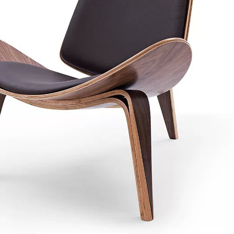 39.37" L x 32.28" W x 29.52" H Side Chair Solid Wood Accent Chair