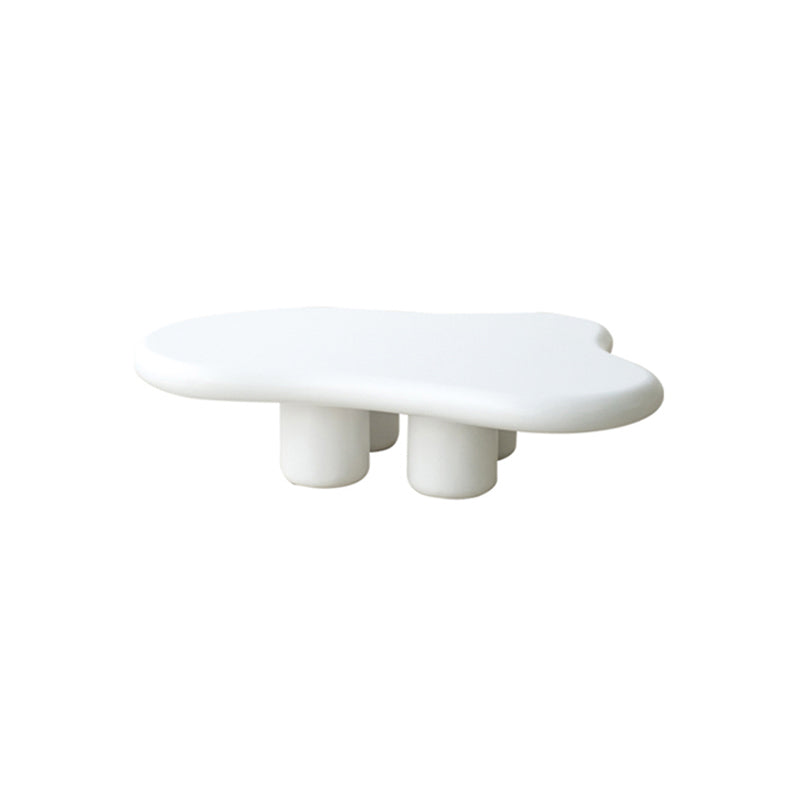 Solid Wood 4 Legs Coffee Table Modern Minimalist Coffee Table