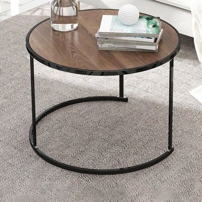 2 Piece Bunching Tables Solid Wood Coffee Table for Living Room