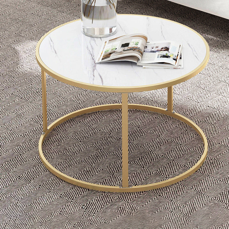 2 Piece Bunching Tables Solid Wood Coffee Table for Living Room