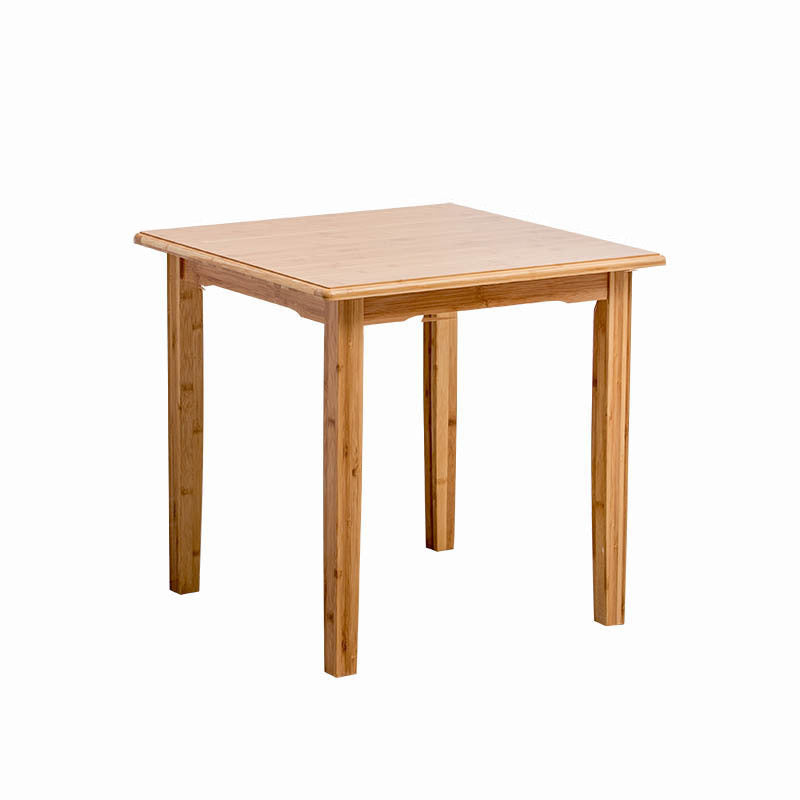 Nordic Rectangular Wooden Coffee Table 4 Legs Natural Cocktail Table