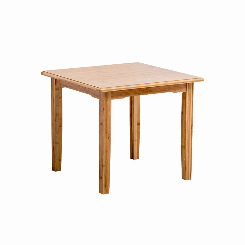 Nordic Rectangular Wooden Coffee Table 4 Legs Natural Cocktail Table