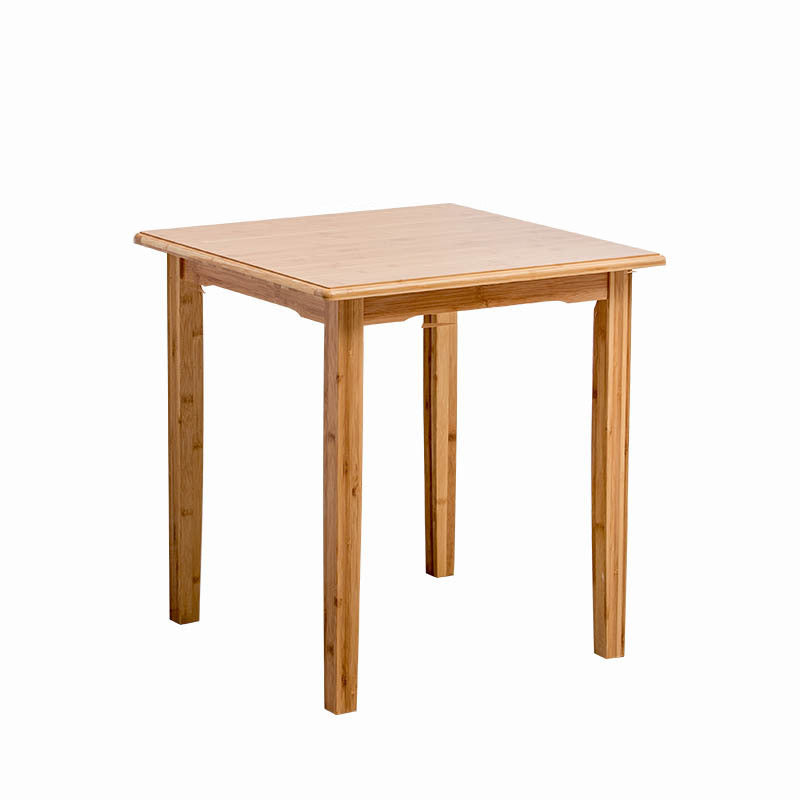 Nordic Rectangular Wooden Coffee Table 4 Legs Natural Cocktail Table