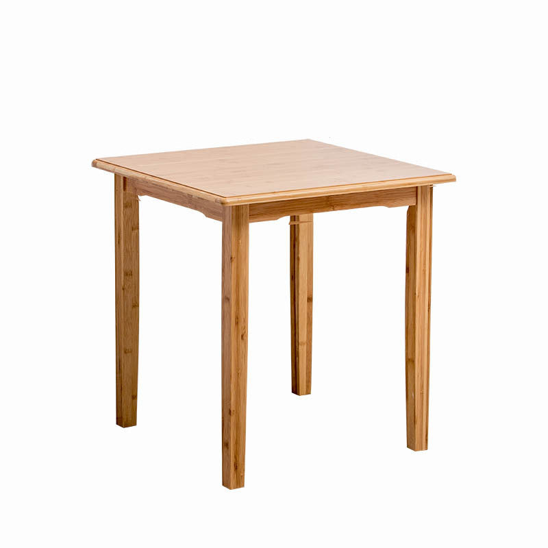 Nordic Rectangular Wooden Coffee Table 4 Legs Natural Cocktail Table