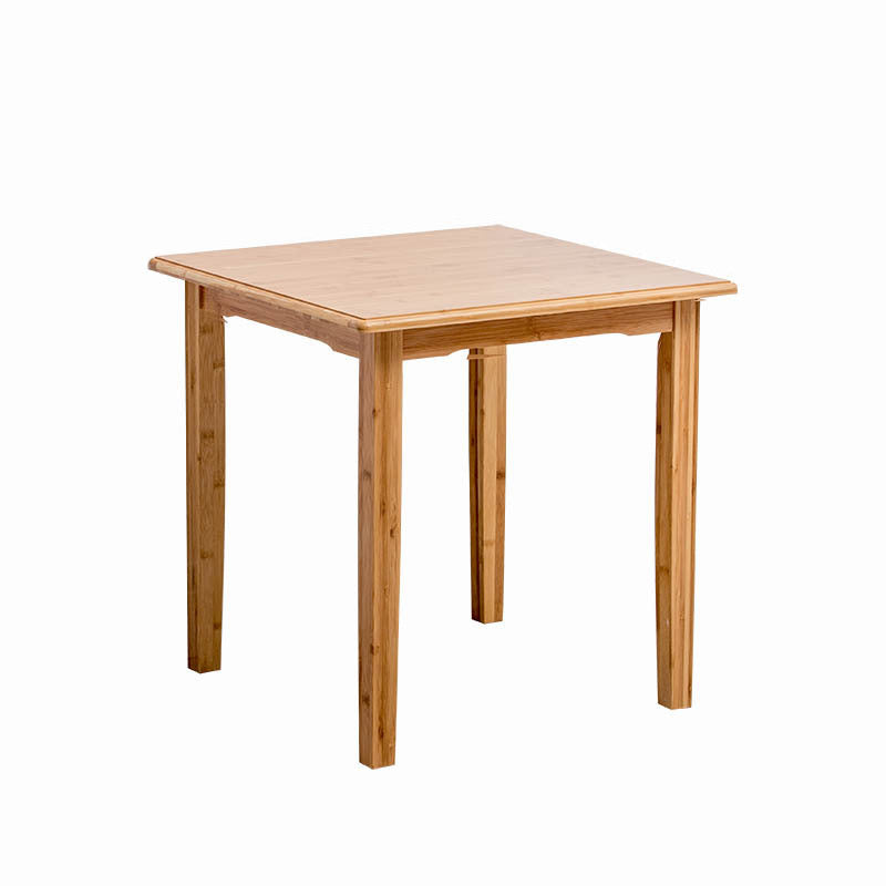 Nordic Rectangular Wooden Coffee Table 4 Legs Natural Cocktail Table