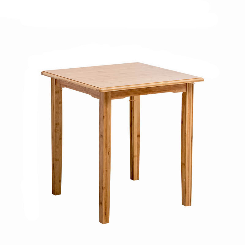 Nordic Rectangular Wooden Coffee Table 4 Legs Natural Cocktail Table