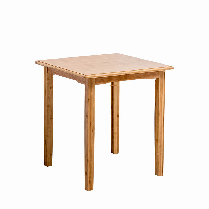 Nordic Rectangular Wooden Coffee Table 4 Legs Natural Cocktail Table
