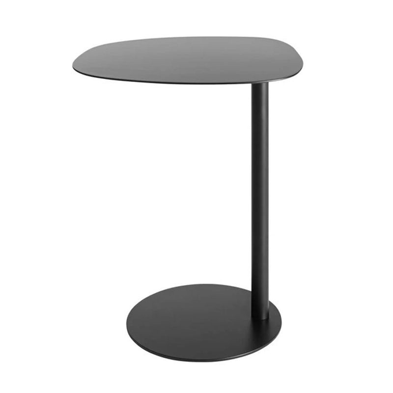 19.69" Wide Geometric Metallic Side Mid-Century Modern Table Pedestal End Table
