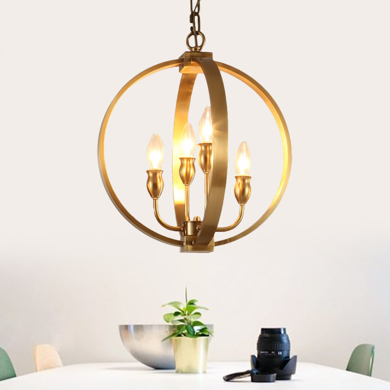 Gold 4/6 lumières lustre luminaire lux