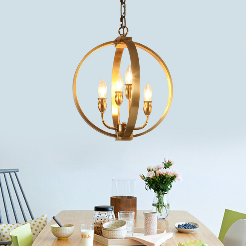 Gold 4/6 lumières lustre luminaire lux
