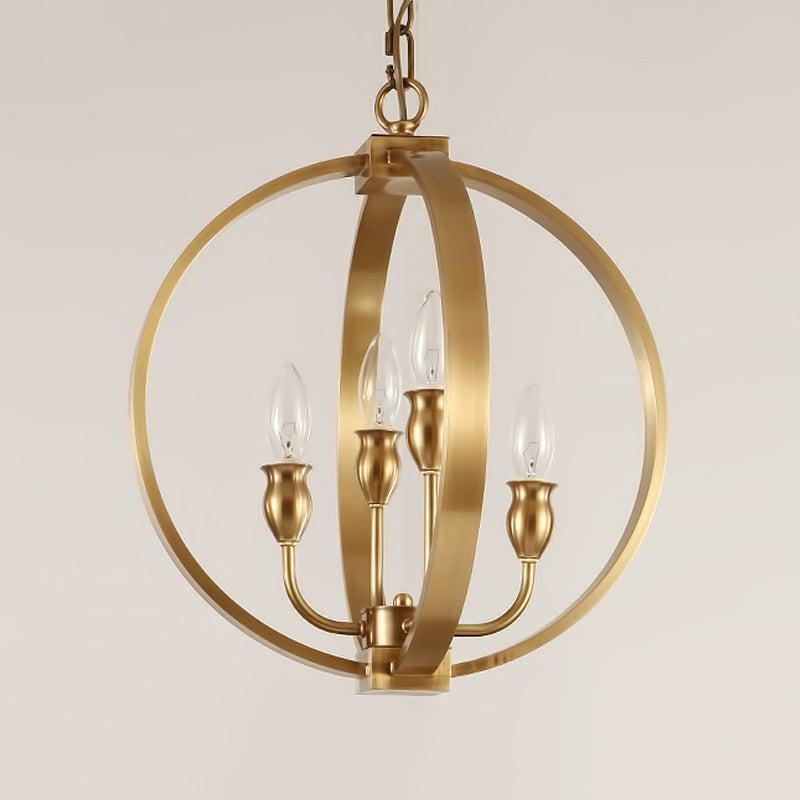 Gold 4/6 lumières lustre luminaire lux