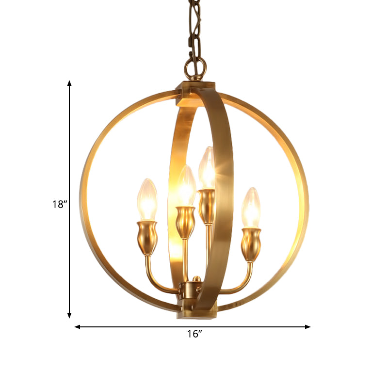 Gold 4/6 lumières lustre luminaire lux