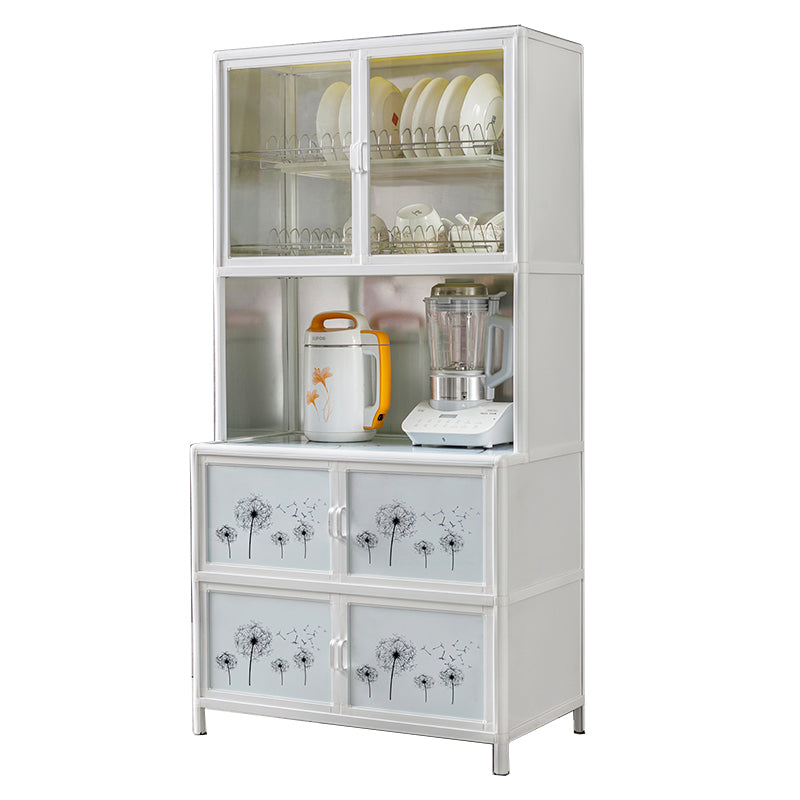 Dining Room Modern Sideboard Buffet Glass Cabinets and Storage