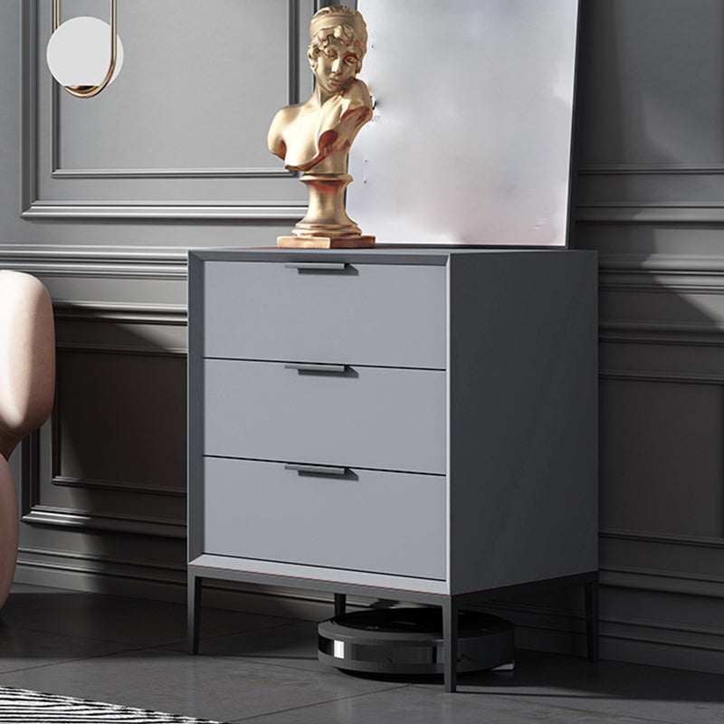 Contemporary Rectangle Accent Chest With3/4 Drawers and Straight Legs