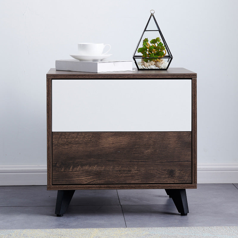 15.74" Wide Contemporary Accent Chest with Drawers Rectangle  Wood Chest