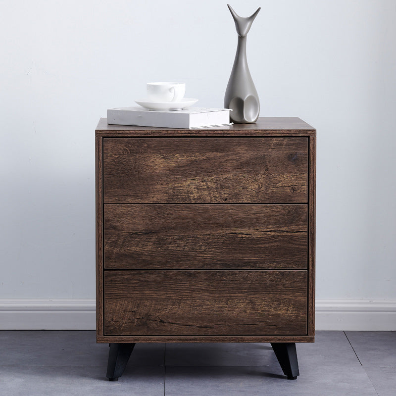 15.74" Wide Contemporary Accent Chest with Drawers Rectangle  Wood Chest