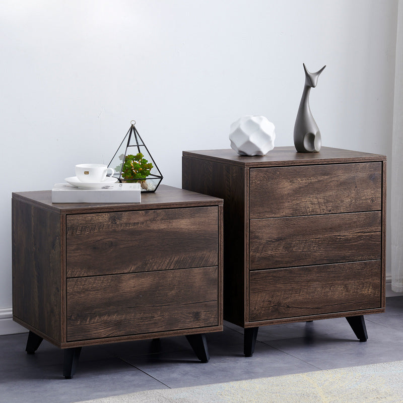 15.74" Wide Contemporary Accent Chest with Drawers Rectangle  Wood Chest