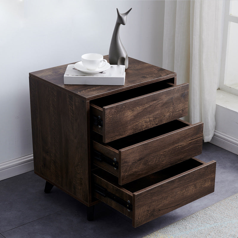 15.74" Wide Contemporary Accent Chest with Drawers Rectangle  Wood Chest