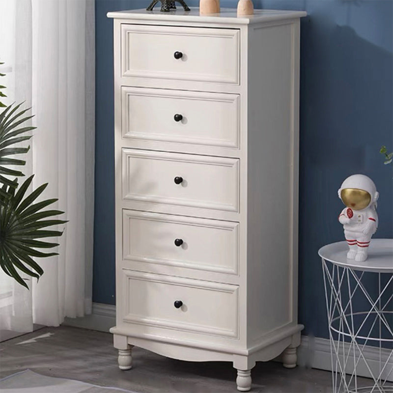 Contemporary Rectangle Accent Chest with Drawers 13.77" Wide Wood Chest