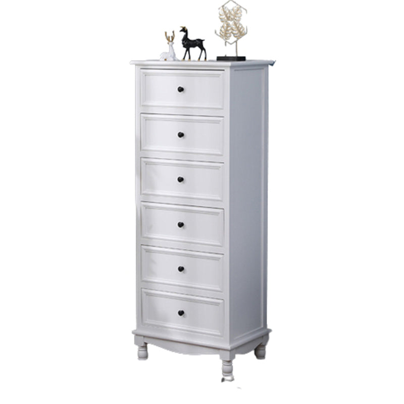 Contemporary Rectangle Accent Chest with Drawers 13.77" Wide Wood Chest