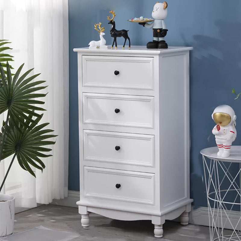 Contemporary Rectangle Accent Chest with Drawers 13.77" Wide Wood Chest