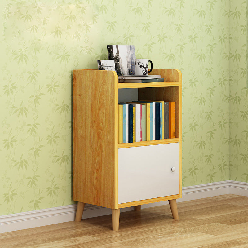 Scratch Resistant Rectangle Accent Cabinet 9.84" Wide Contemporary Wooden Cabinet