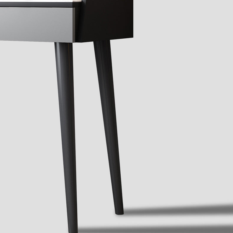 Contemporary Engineered Wood Vanity 37.8" H Vanity Set with Stool